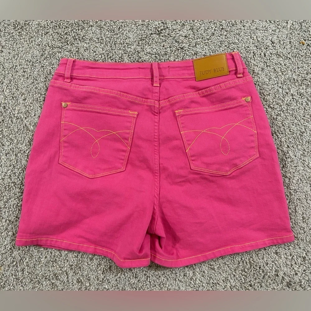 Bright Pink Women's Denim Shorts
